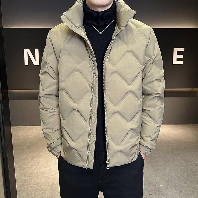 GX7782 Herrjacka med ståkrage och dun - Snygg och varm vinterjacka