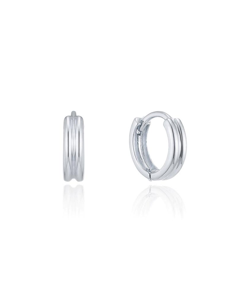 Lloyd Double Hoop 5K Gold One-Touch Ring Earrings Lohq3013H