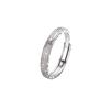 Banyan Tree S925 Silver Textured Open Couple Rings - Ideal Birthday Gift for Girlfriend
