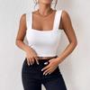 Summer New Women's Camisole Sexy Slim Hot Girl Wide Shoulder Strap Sleeveless Top