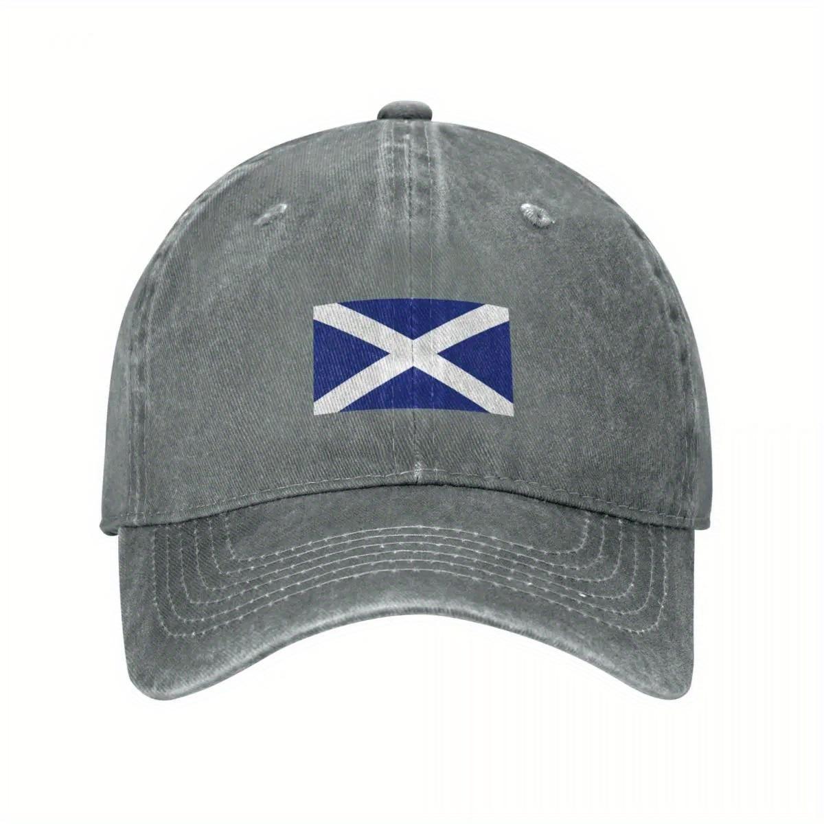 

Scotland Flag Scottish St Andrews Cross Baseball Cap Cotton Adjustable Casual Outdoor Sports Adult Cap One Size