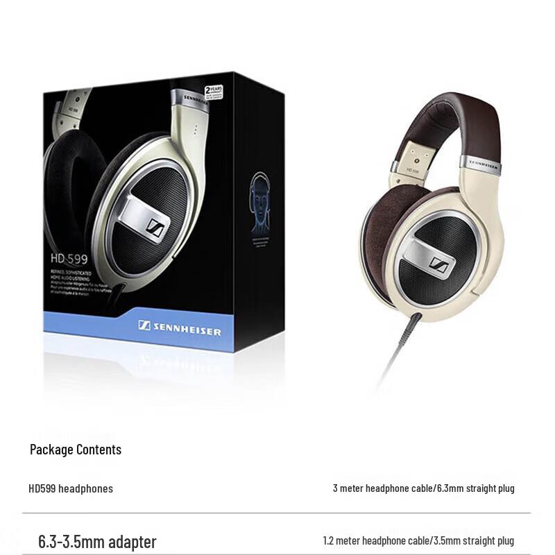 

Sennheiser HD 599 Open-Back Hi-Fi Over-Ear Headphones