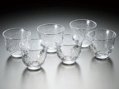 Toyo Sasaki Glass Cold Tea Glasses, Lifestyle Utensils, 170ml, Set of 6, Made In Japan, Glass Cups, Tea, B-03161-N-JAN