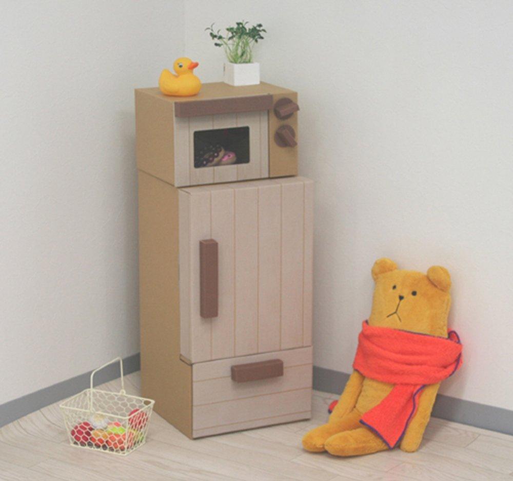 Mori Shiki Kogyo Mori Shiki Cardboard Craft Series Play House Cardboard Refrigerator (Moriishiki)