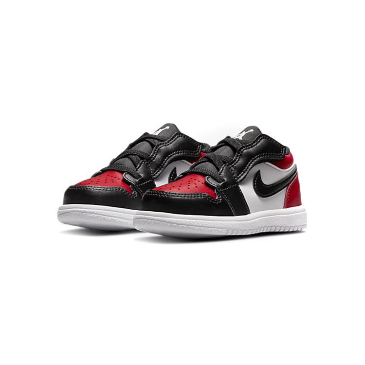Air Jordan 1 Low ALT TD Bred Toe Baby Sneakers Gym-Red White Black CI3436-612