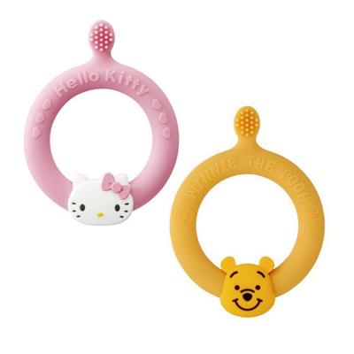 Dentisor pentru bebelus, dentisor pentru incheietura mainii, dintisor pentru bebelusi din silicon, mana anti-suge, Hello Kitty, 1 bucata, produse coreene pentru bebelusi