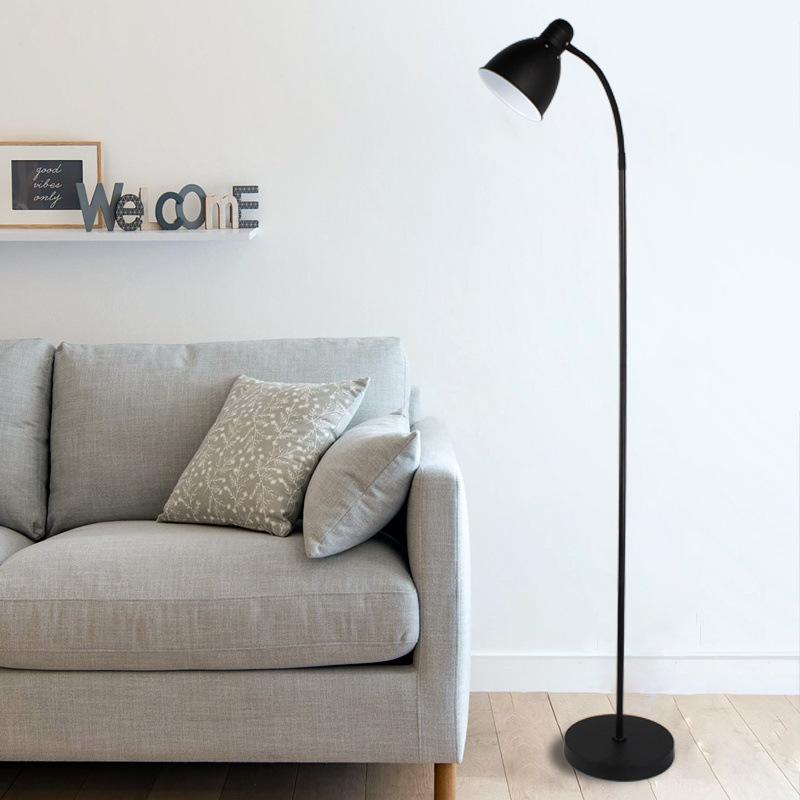 Minimalist Versatile LED Floor Lamp for Bedroom, Living Room, and Study - Influencer-Approved Eye Protection Design