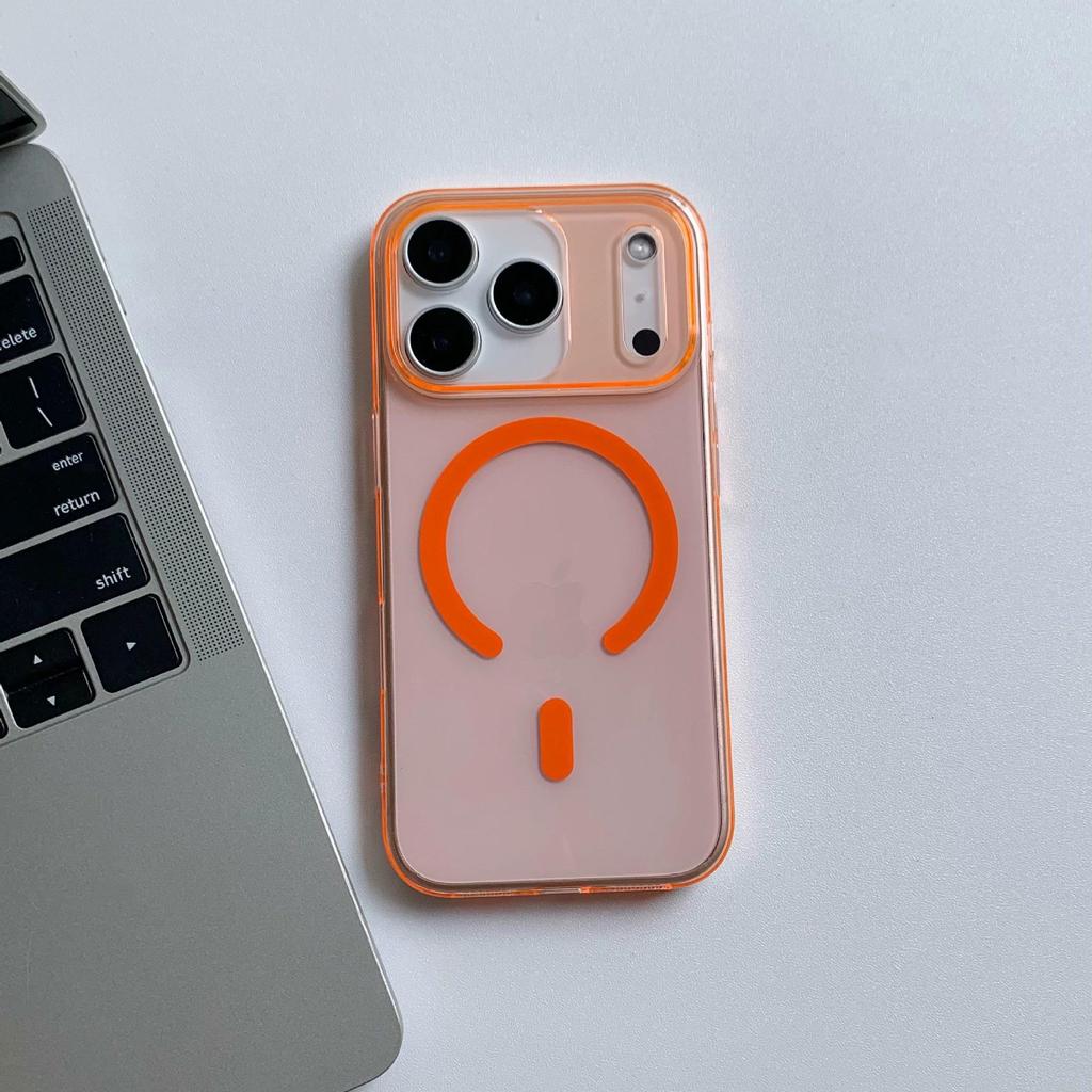 Ultradünne transparente magnetische Handyhülle für Apple 17 Pro Max & 17 Air, großes Kameraloch, langlebige Hartschale, kompatibel mit den Modellen 12/15/16