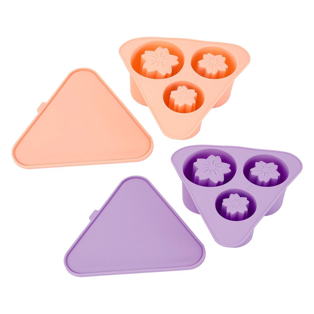 Ice Cube Tray Large Capacity Food Grade Silicone Hollow Cylinder Ice Cube Maker with Lid for 20 30 4