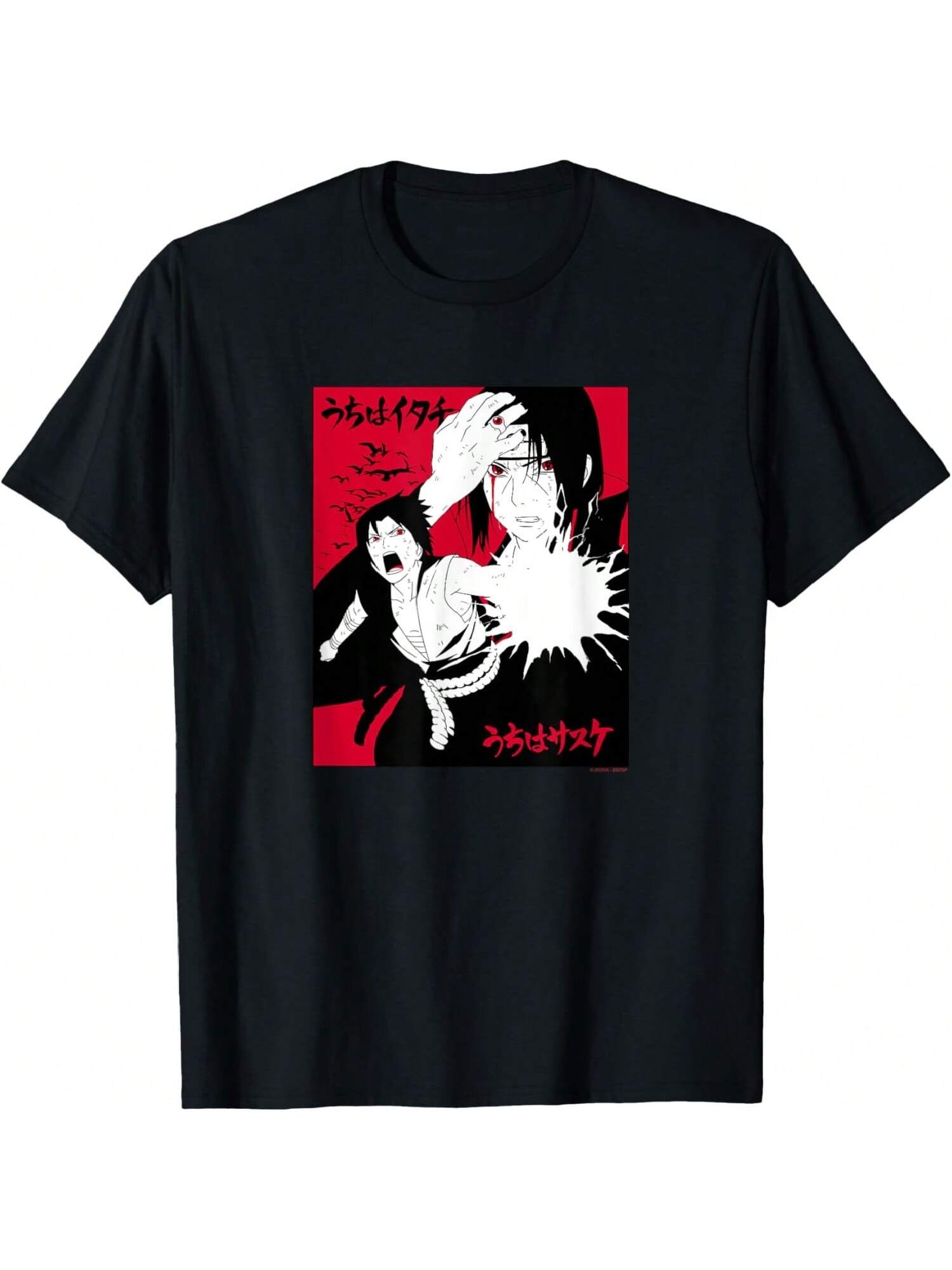 Ripple Junction X Narutos Shippuden Itachi & Sasuke W Kanji T-Shirt S разноцветный