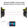 Rainproof InfraredWireless  433MHz 2 Beam Sensor Detector 150m Detect Distance For GSM WiFi Home Alarm System
