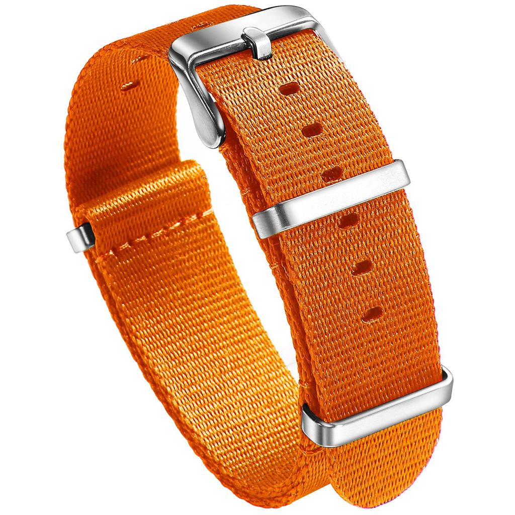 Timeless Twill Nylon Multi-color Strap - Waterproof, Lightweight & Durable 20mm/22mm Universal Fit