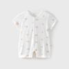 Youkesi Summer Short Sleeve Baby Romper for Boys and Girls - Breathable, No-Bone Pajamas