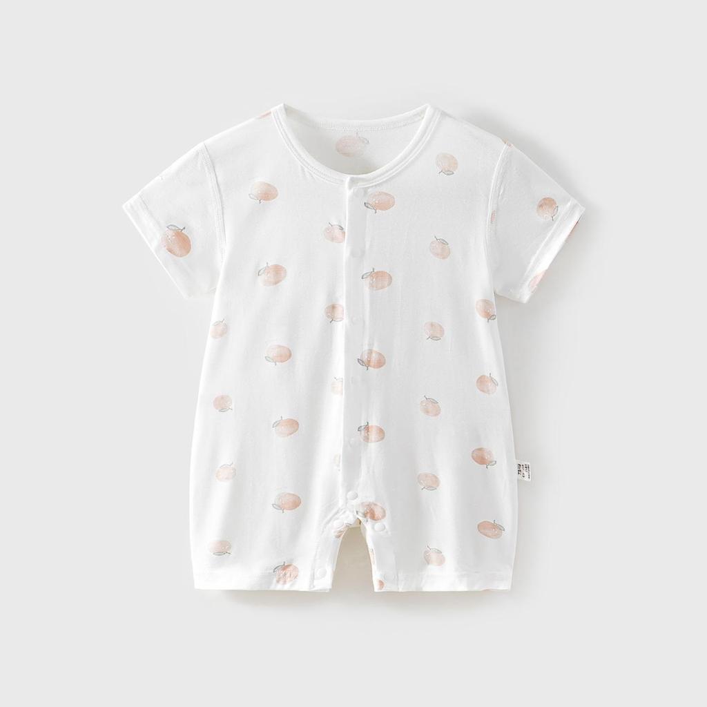 Youkesi Summer Short Sleeve Baby Romper for Boys and Girls - Breathable, No-Bone Pajamas