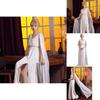 Goddess Inspired Dress With Stretch Polyester Fabric For Stage Performances And Cosplay Events