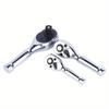 1Pcs Durable 1/4 3/8 1/2 Ratchet Wrench Repair Tool Short Handle Compact Spanner 72 Teeth Mini Quick Socket