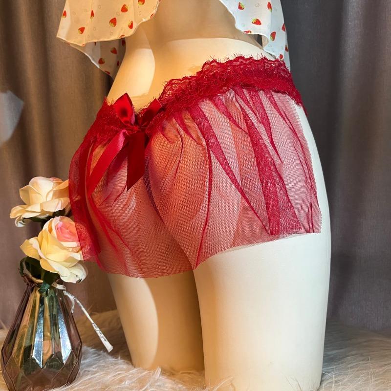 Hiding Gaff Panties Mens Sissy Lingerie Pseudo-woman Mesh Lace Crossdresser Sponge Camel Toe Underwear Shapping Thong G-String