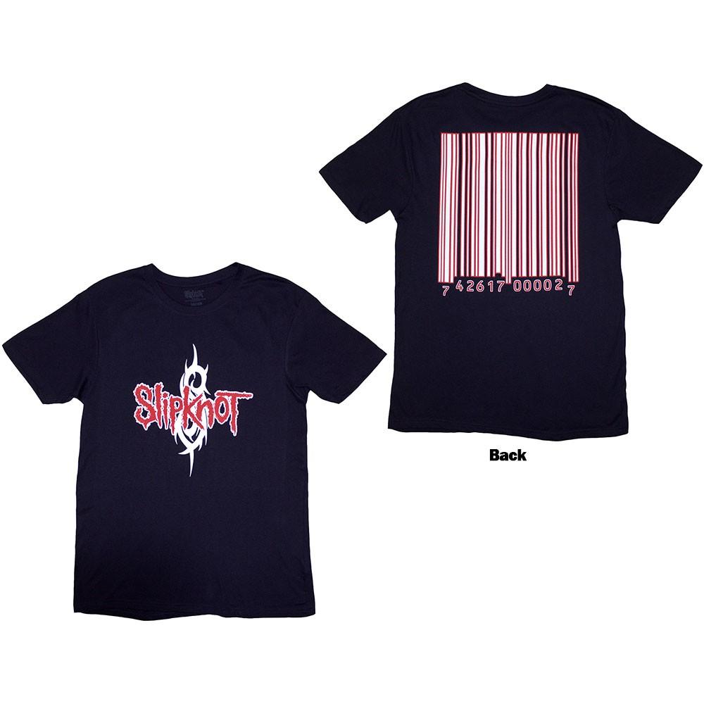 Slipknot Barcode T-Shirt Blue New S