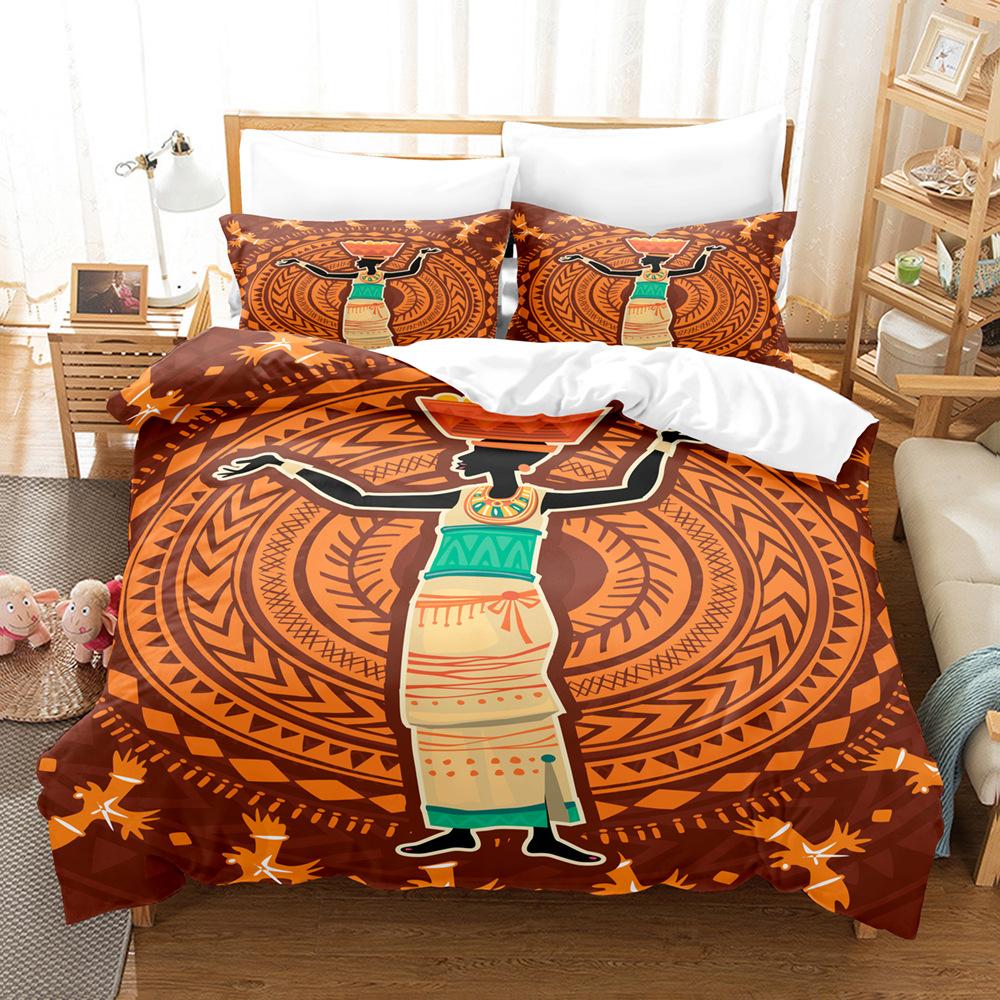 Fashion Technology Printing, 3D Digital Printing, Bedding, Duvet Covers, Pillowcases, Three-piece Sets