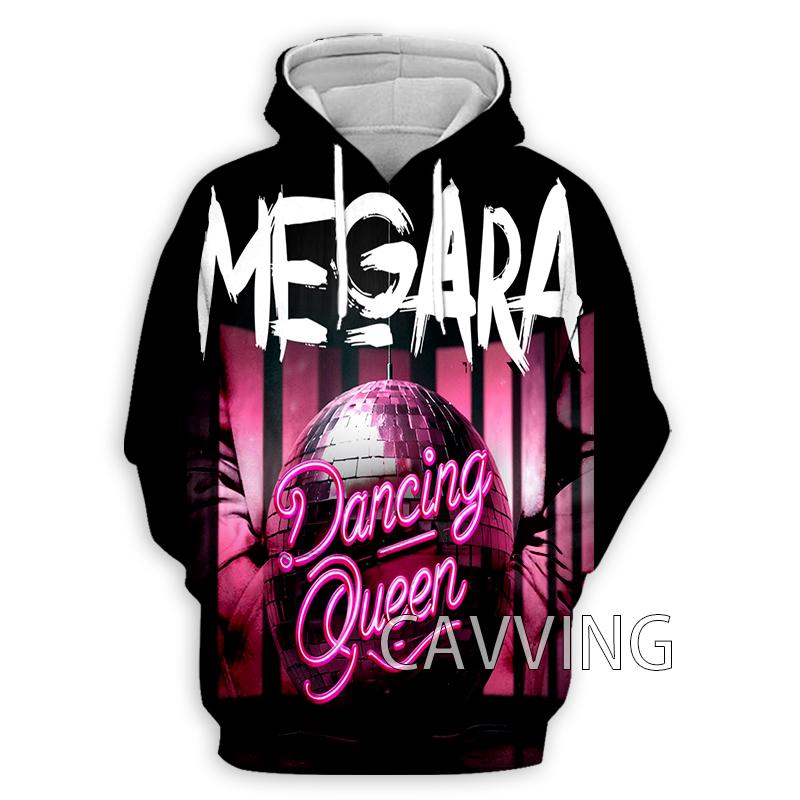 Megara Band 3D Printed Hoodies Hooded Sweatshirts Harajuku Hoodie Sweatshirts Tops Clothing