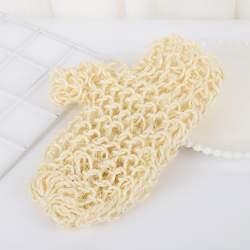 

Sisal Exfoliating Bath Gloves - Double-Sided Scrub for Back Cleaning & Mud Removal 20 x 16 CM