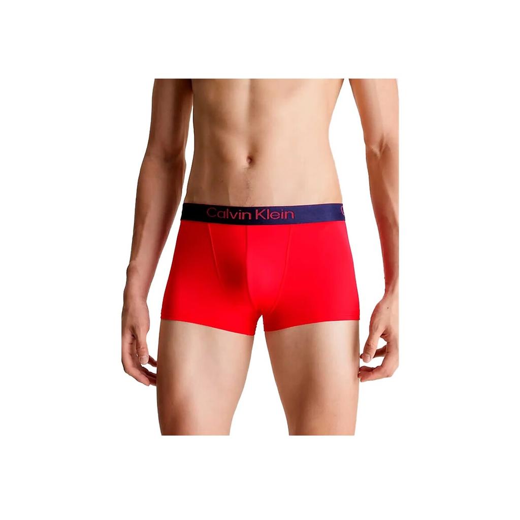 Calvin Klein Low Rise Trunk Comfortable Simple Antibacterial Underwear Men Underwear Red 000NB3639A-XAT