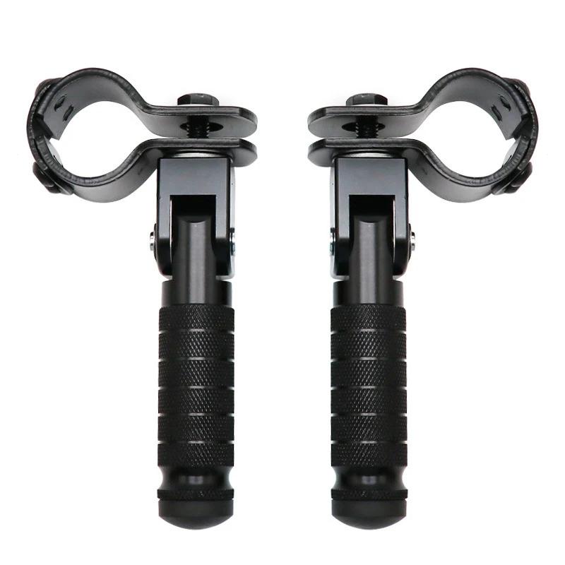 

1 пара задних педалей для велосипеда из алюминиевого сплава, складная подставка для ног, нескользящая подставка для ног на заднее сиденье, универсальные педали для шоссейных и горных велосипедов