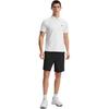 FILA Tennis Brand Logo Sun Protection Knitted Short Sleeve Polo Shirt Men tops Jade-White A11M523103F-WT