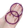 Stylish Purple Single-Circle Beaded Bracelet for Men and Women - Versatile and Lucky Jewelry Accessory