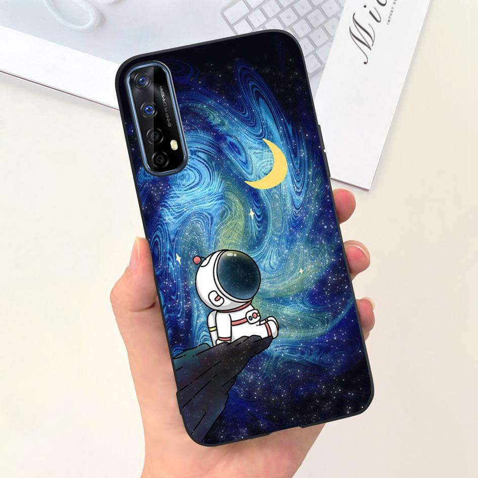 For Realme 7 Case Realme 7 5G Cover Lovely Astronaut Dinosaur Soft Silicone Funda For Realme 7 Pro RMX2170 Realme7 Protect Cover