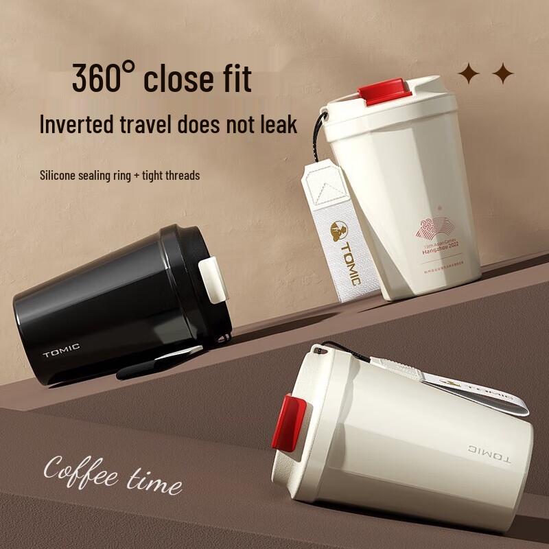 Temake Double-Layer Stainless Steel Thermal Cup with Ceramic Liner