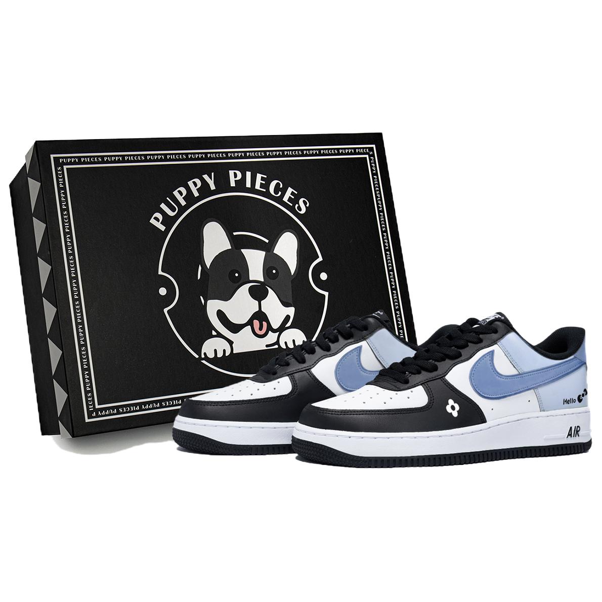 

Nike Air Force 1 Puppy Fragment, Special Shoe Box Low top Skateboard Shoes Men s White DV0788-001(Team85-AS-BOX) 43