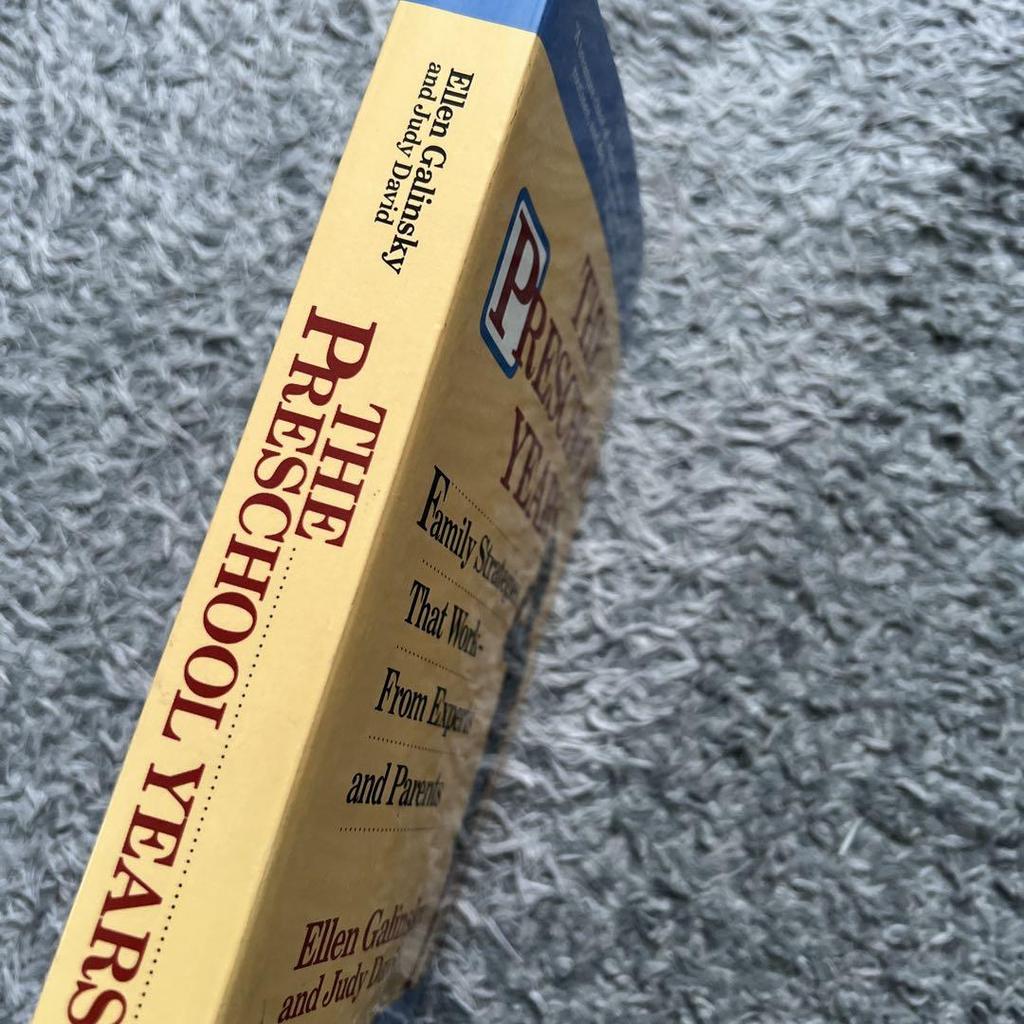 [USED] THE PRESCHOOL YEARS English Book