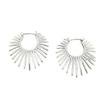 New Sunflower Metal Ear Cuffs: Women's Fashion Luxury Niche Design, Stylish and Versatile Earrings.