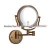 LED Bathroom Vanity Mirror with Folding Makeup Light - Wall-Mounted for Home & Hotel Use
