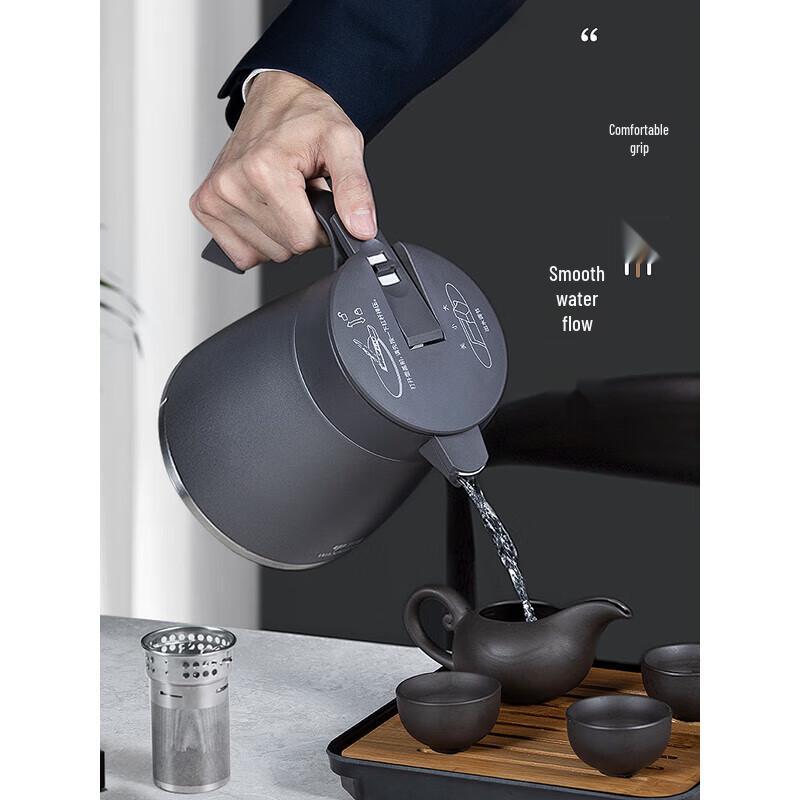 WANXIANG T30 Double-Layer Glass Insulated Tea Pot