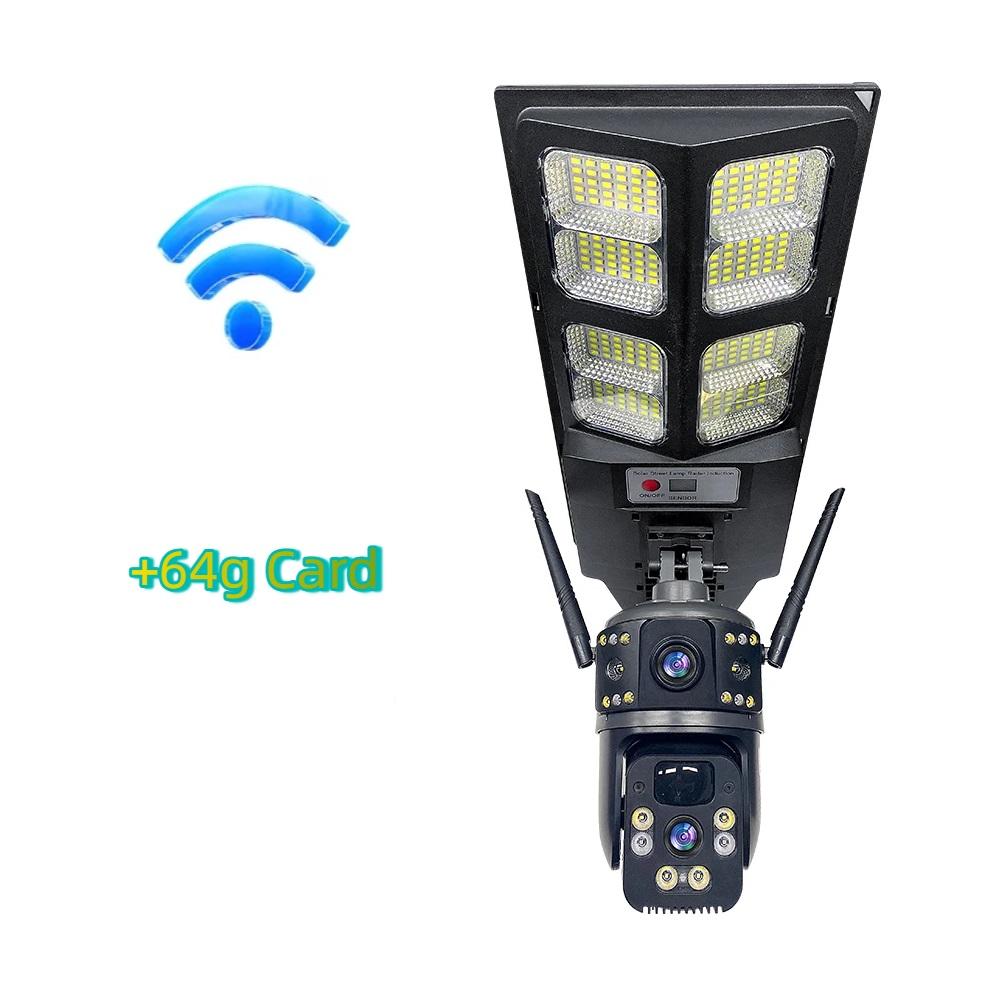 LED Lighting & WiFi 4G Surveillance Cameras, Solar-powered Security IP Cameras, Intelligent Radar-sensing Streetlights