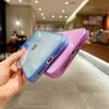 Fashion Gradient Laser Love Heart Clear Phone Case For Iphone 11 13 12 Pro Max X Xs Xr 7 8 Plus Candy Color Shockproof Back