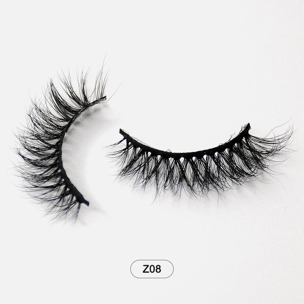 Dropshiping Makeup Mink Lashes Fluffy Soft Full Fake Eyelashes Natural False Eyelashes Wispy Lash Extension