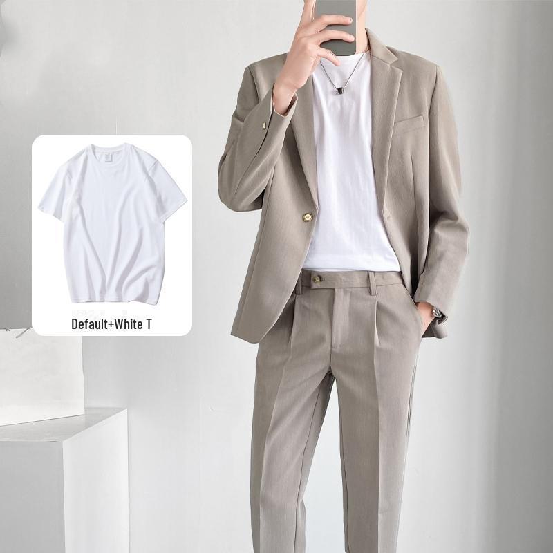 Set costum casual ușor pentru bărbați: Colecția de primăvară și toamnă