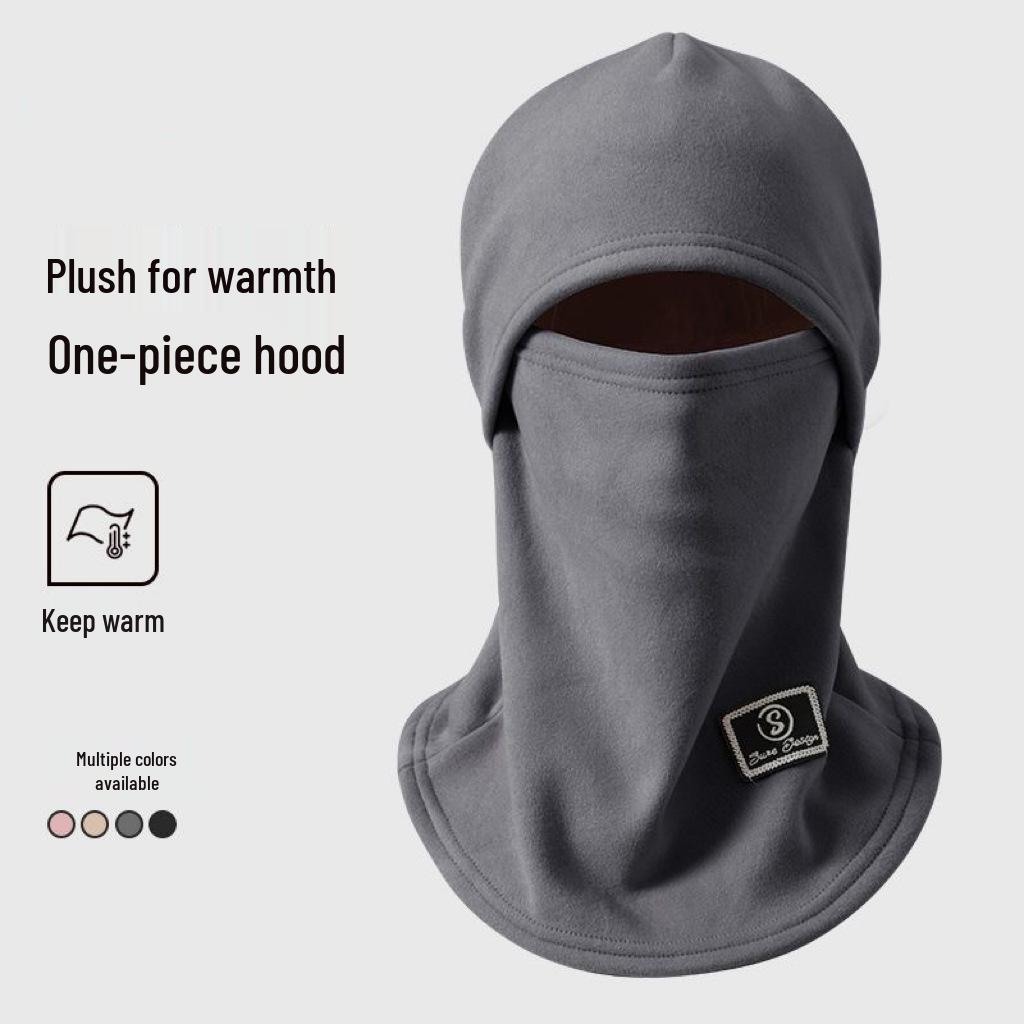 Unisex Winter Scarf and Cycling Headwear: Cold-Protection Velvet Windproof Neck Gaiter