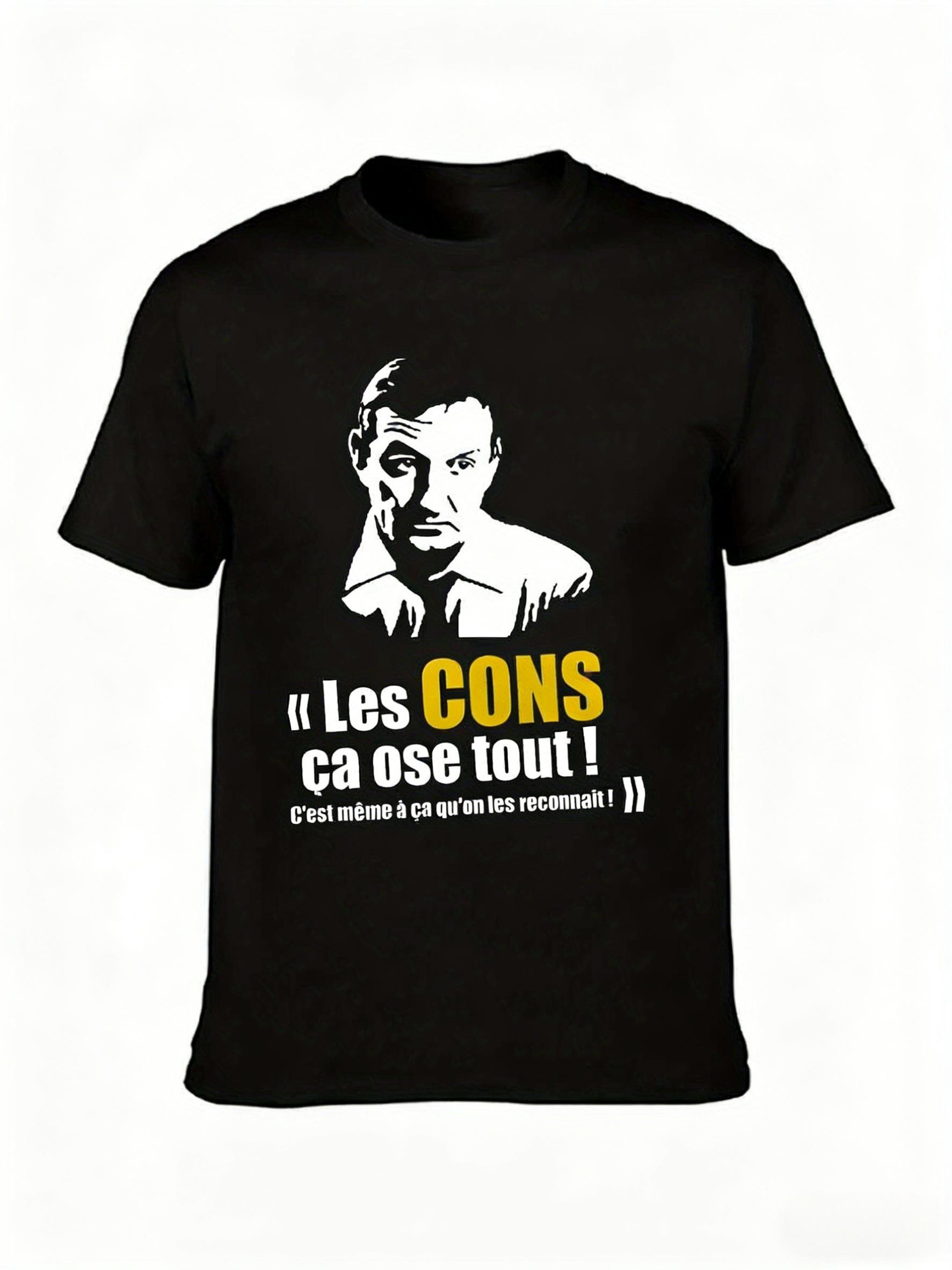 The Cons A Ose Tout Les Tontons Flingueurs T-Shirt Features a Classic Fit Made from Soft XL