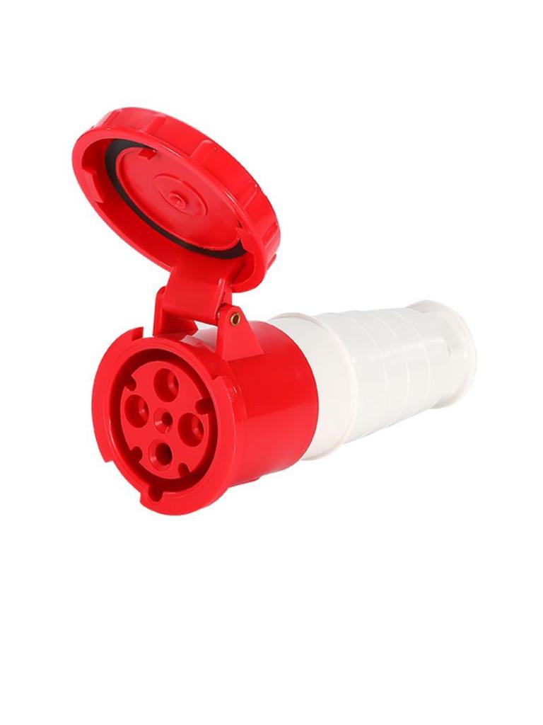 Waterproof 16A/32A Industrial Aviation Plug & Socket, Three-Phase Male-Female Connector, Non-Explosion-Proof