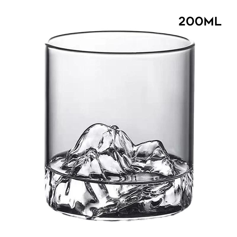 Water Cup Japanese Mountain Whiskey Glass 200/300ML Transparent Multipurpose Glass Bar Party Drinkware High Appearance Water Cup