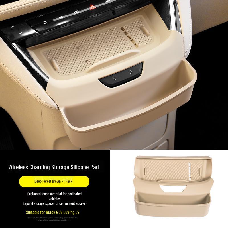 Buick GL8 New Energy Wireless Charging Pad & Console Storage Box for Zun ES/PHEV Modification