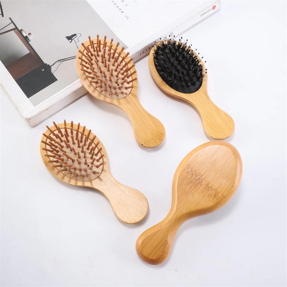 Low Moq Mini Brush Bulk Pocket Travel Small brush Long Short Wet Dry Hair Scalp Massage Gifts for Wedding