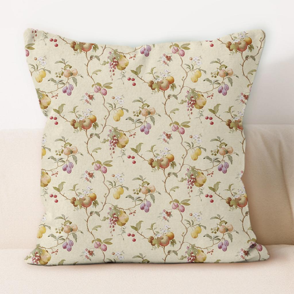 Ins Style Retro Floral Pillowcase Soft Fabric Sofa Cushion Cover Bedroom Decor Pillow Case