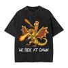 Vintage Washed Tshirt Tung Tung Tung Sahur Sybau Funny Meme Cotton T Shirts Popular Tee Shirt Couple Summer Awesome Design Tees