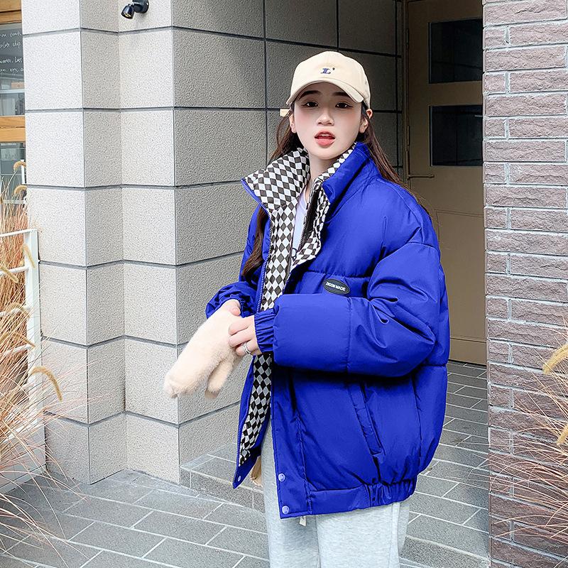 Winter New Good Quality Thickened Bread Clothes Cotton Clothes Women's Down Cotton Clothes Student Stand-up Collar Short Jacket