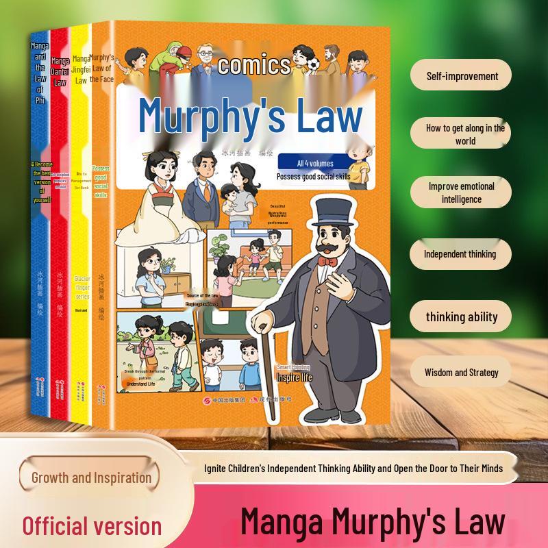 Murphy s Law Manga for Kids: 4 Volumes on Social-Emotional Skills & Self-Discipline